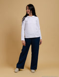 SHERRI Linen tunic | White