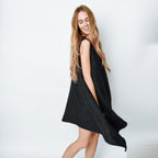 JENNIFER Linen dress | Black