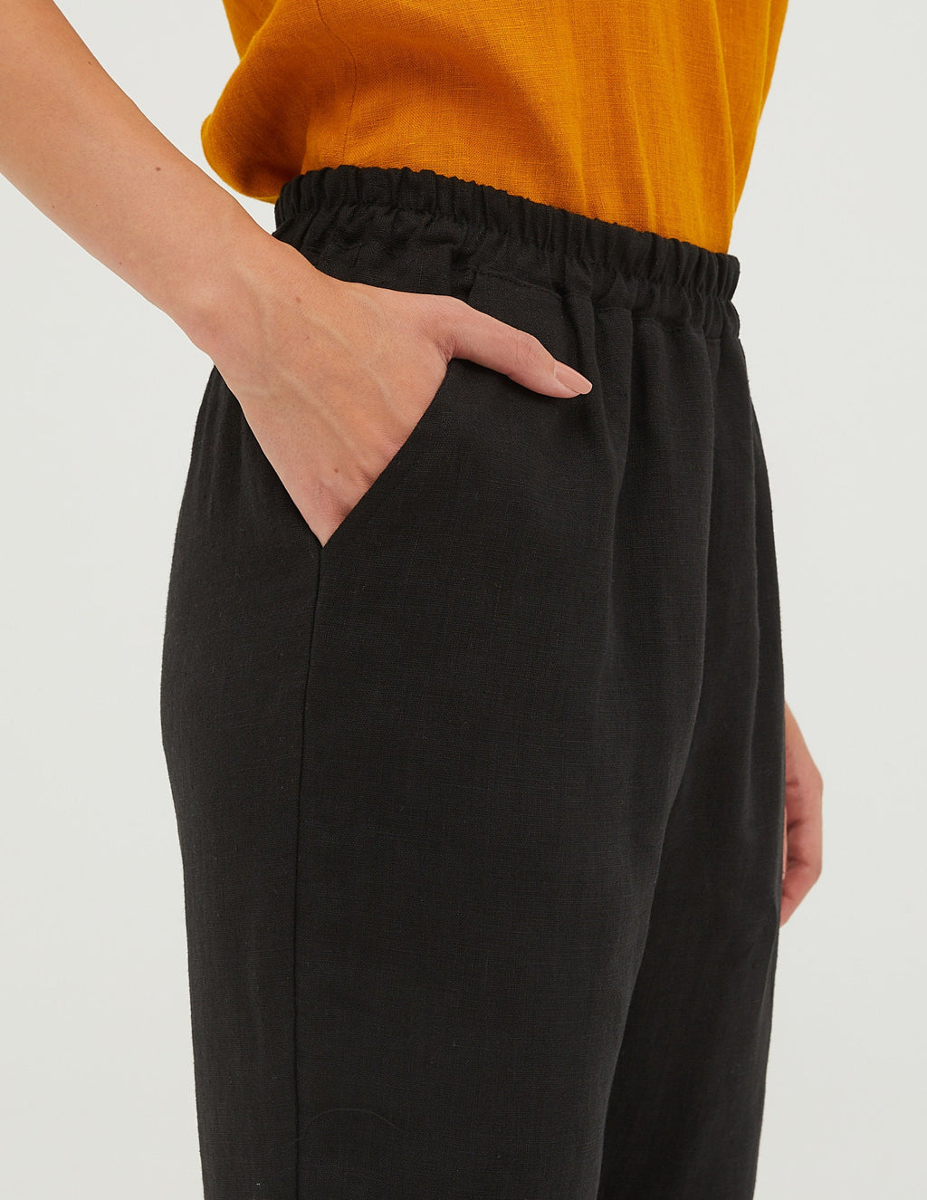 MARGO Linen pants | Black