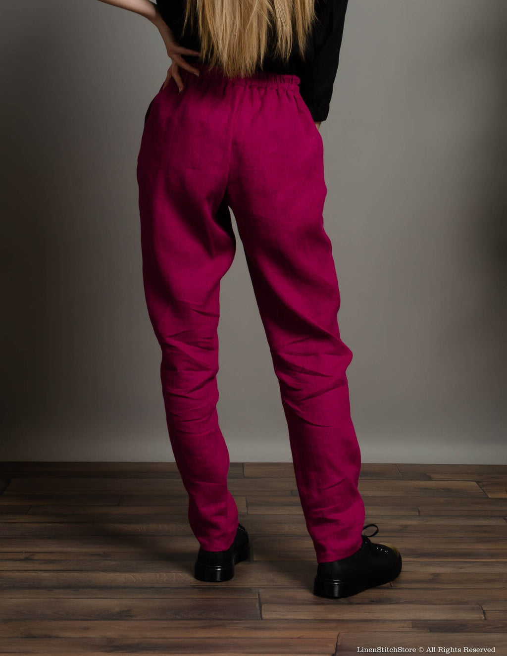 MARGO Linen pants | Rose