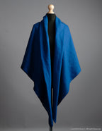 Linen shawl | Deep blue