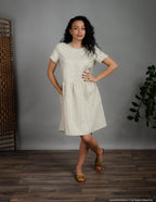 MARIA Linen dress | Natural