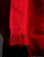Linen scarf | Bright red