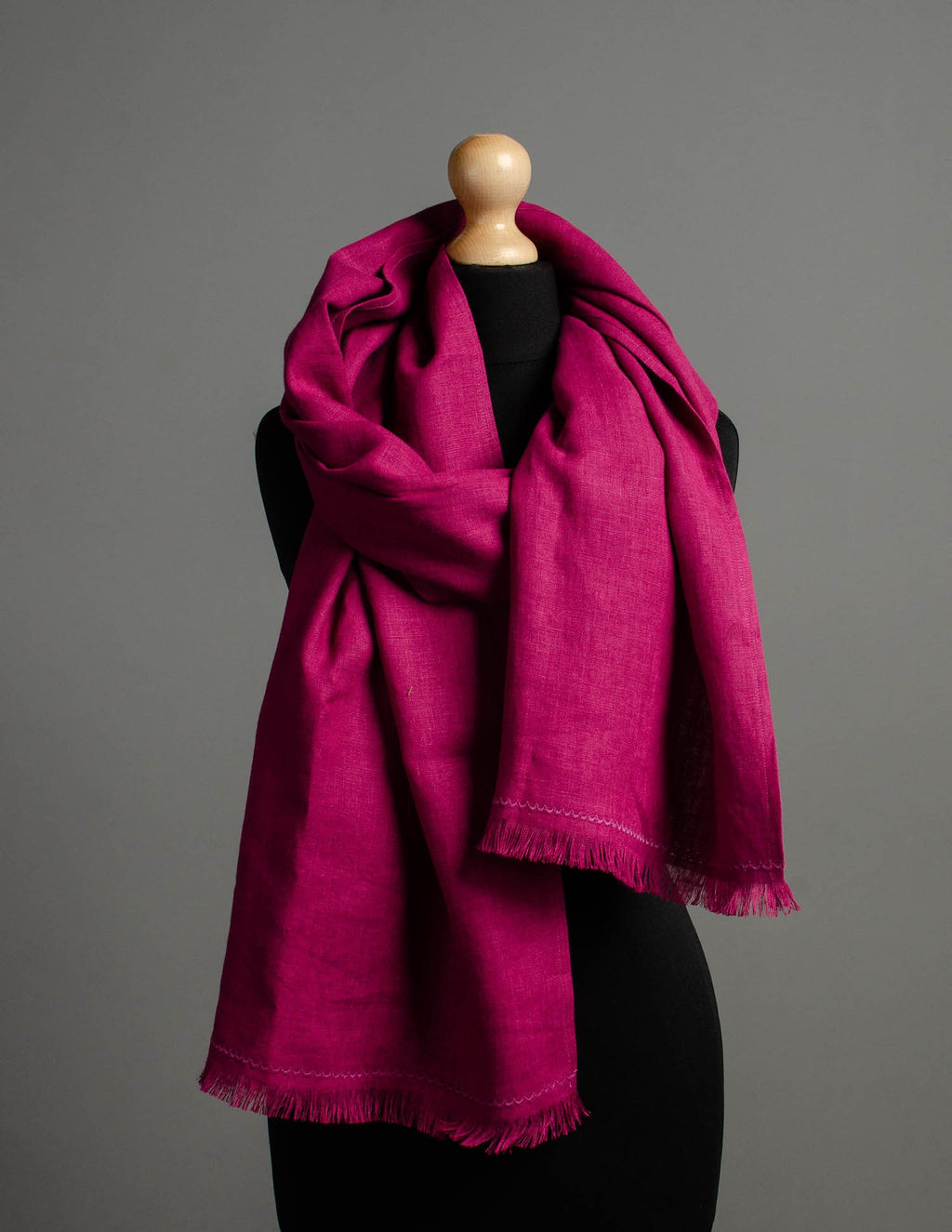 Linen scarf | Rose