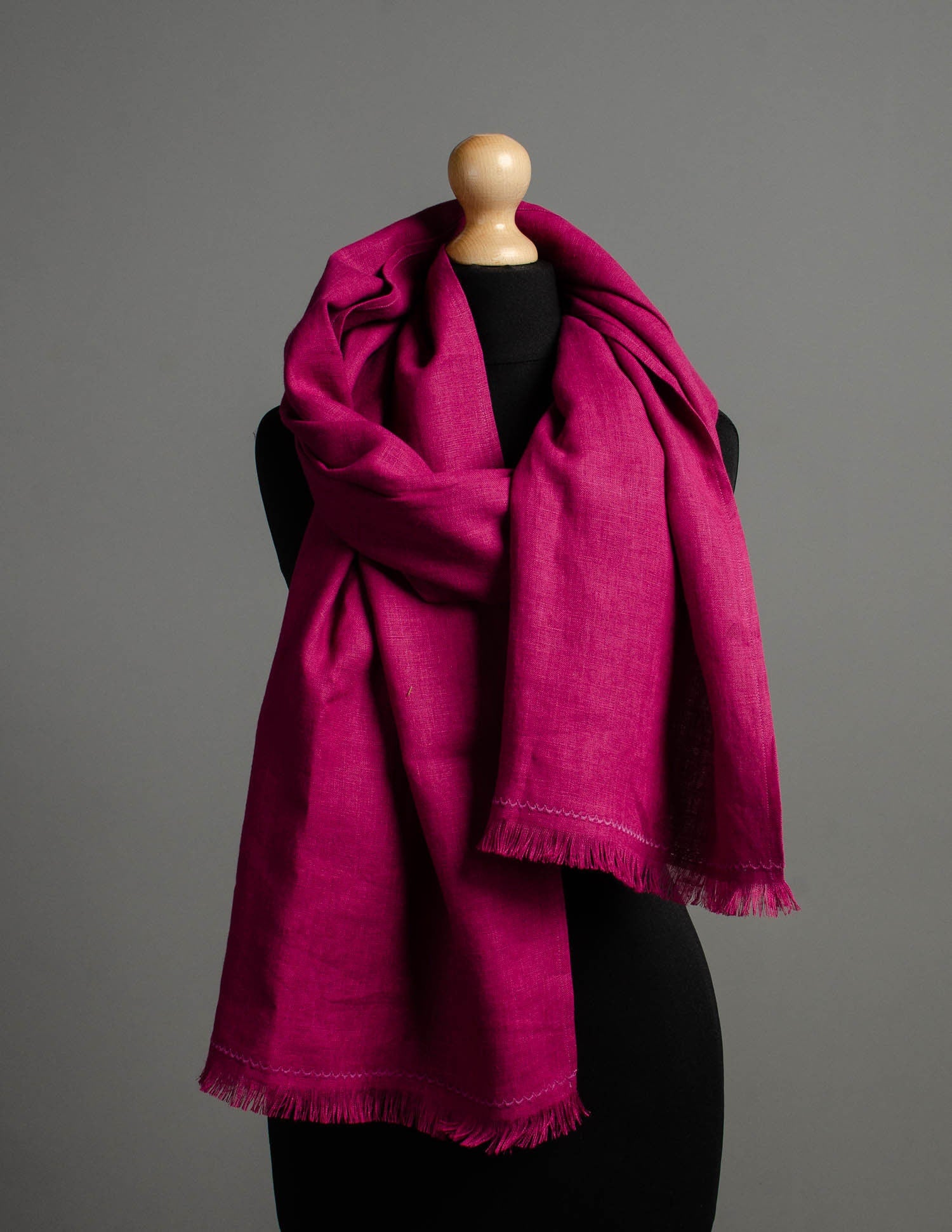 Linen scarf | Rose
