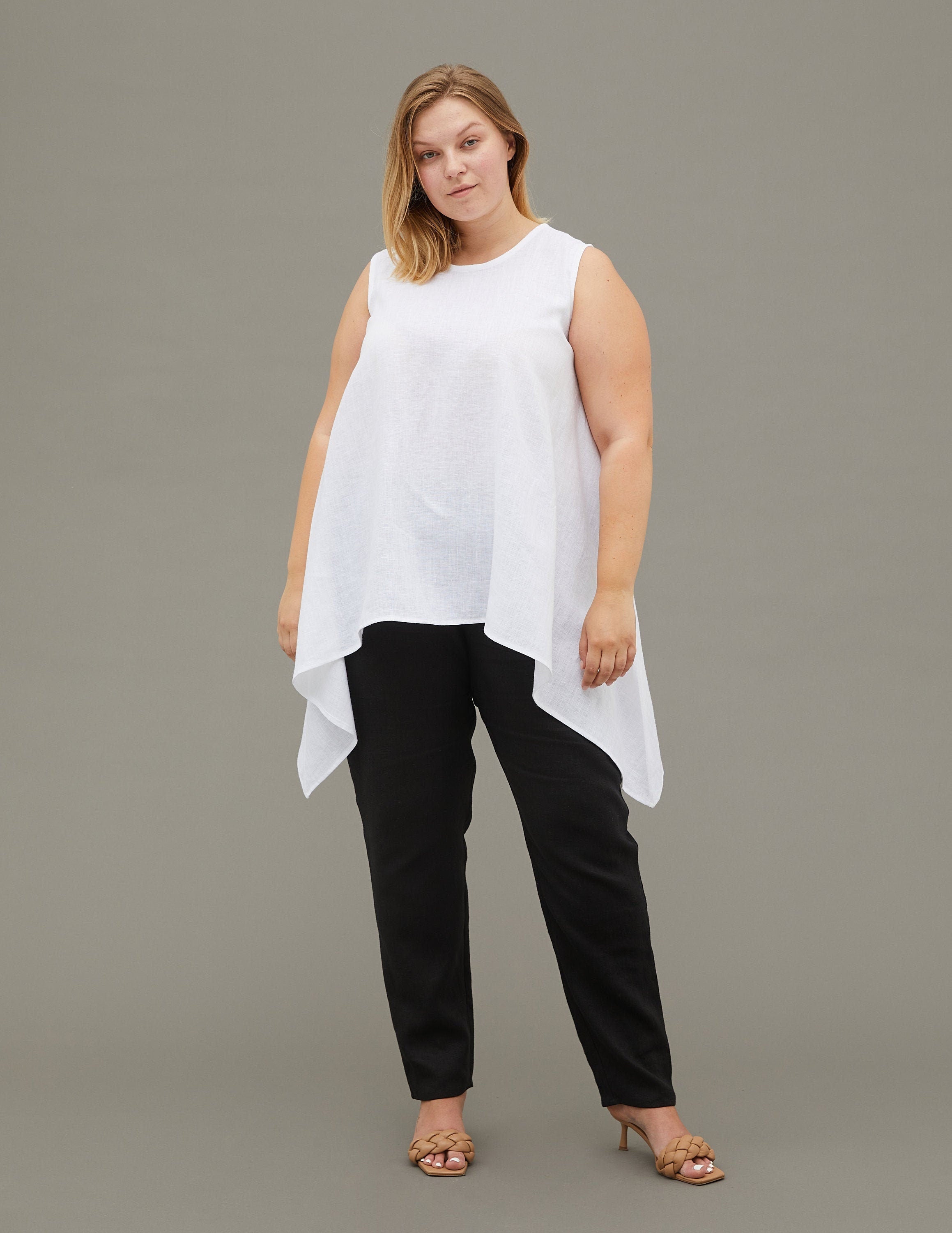 LAURA Linen tunic | White