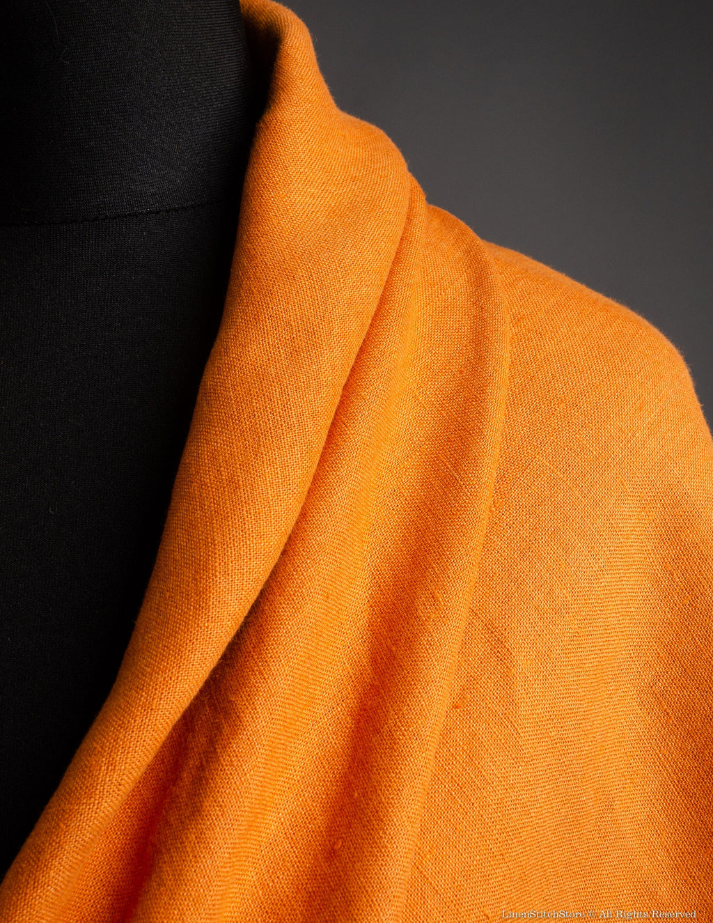 Linen shawl | Terracotta