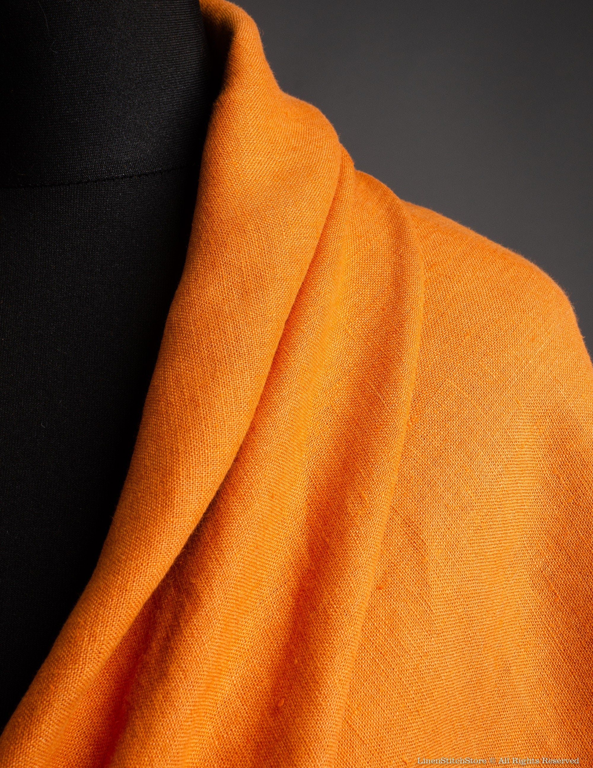 Linen shawl | Terracotta