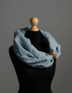 Loop linen scarf | Natural