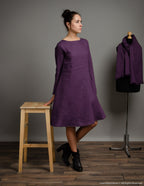 VERONICA Linen dress | Lavender