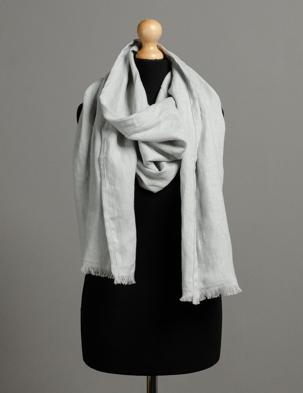 Linen scarf | Navy stripes