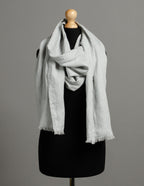 Linen scarf | Navy stripes