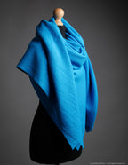 Linen shawl | Caribbean blue