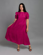 LOVE long linen dress | Rose