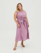 REBECA Linen dress | Light purple
