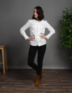 LETICIA Linen blouse | Ivory white