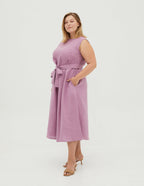 REBECA Linen dress | Light purple