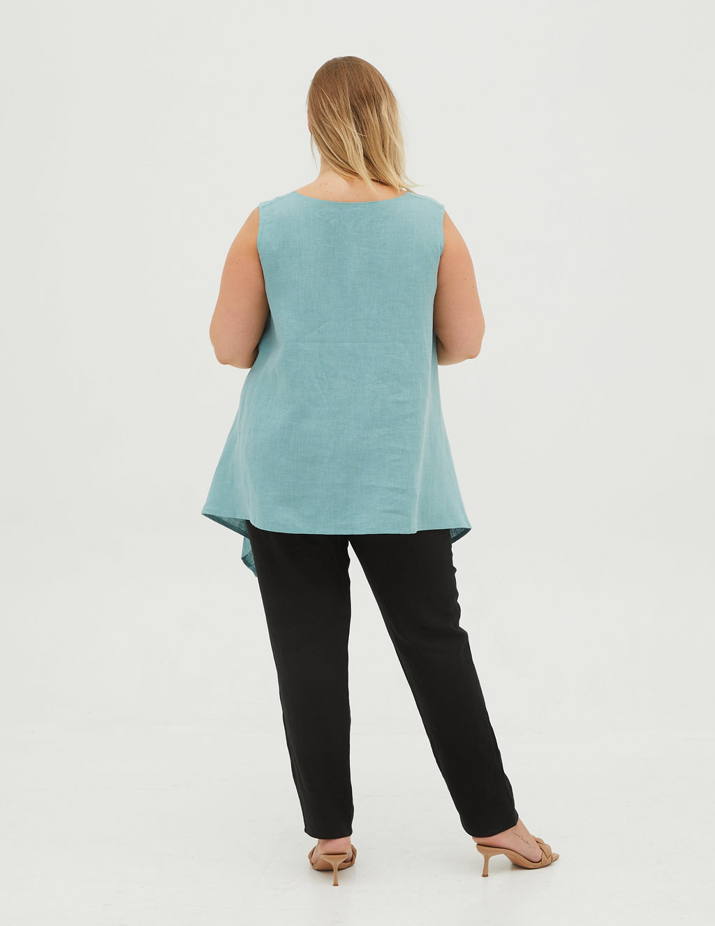 LAURA Linen tunic | Electric blue