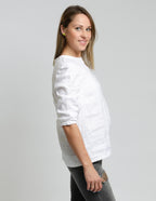 EMILY Linen blouse | White