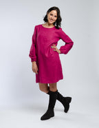 SIMONA Linen dress | Rose