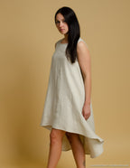 FLORA Linen dress | Natural