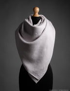 Linen shawl | Light grey