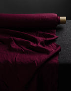 Marsala medium weight linen fabric supply