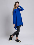 AURORA Linen tunic | Deep blue