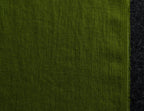 Olive colour medium weight linen fabric