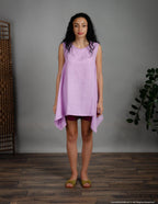 LAURA Linen tunic | Light purple