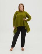 AURORA Linen tunic | Olive