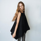 LAURA Linen tunic | Black
