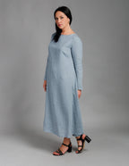 SARAH linen dress | Electric dots