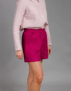 TAMARA Linen shorts | Rose