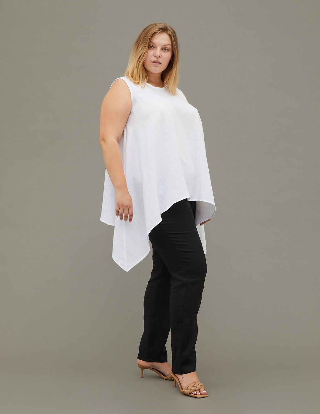 LAURA Linen tunic | White