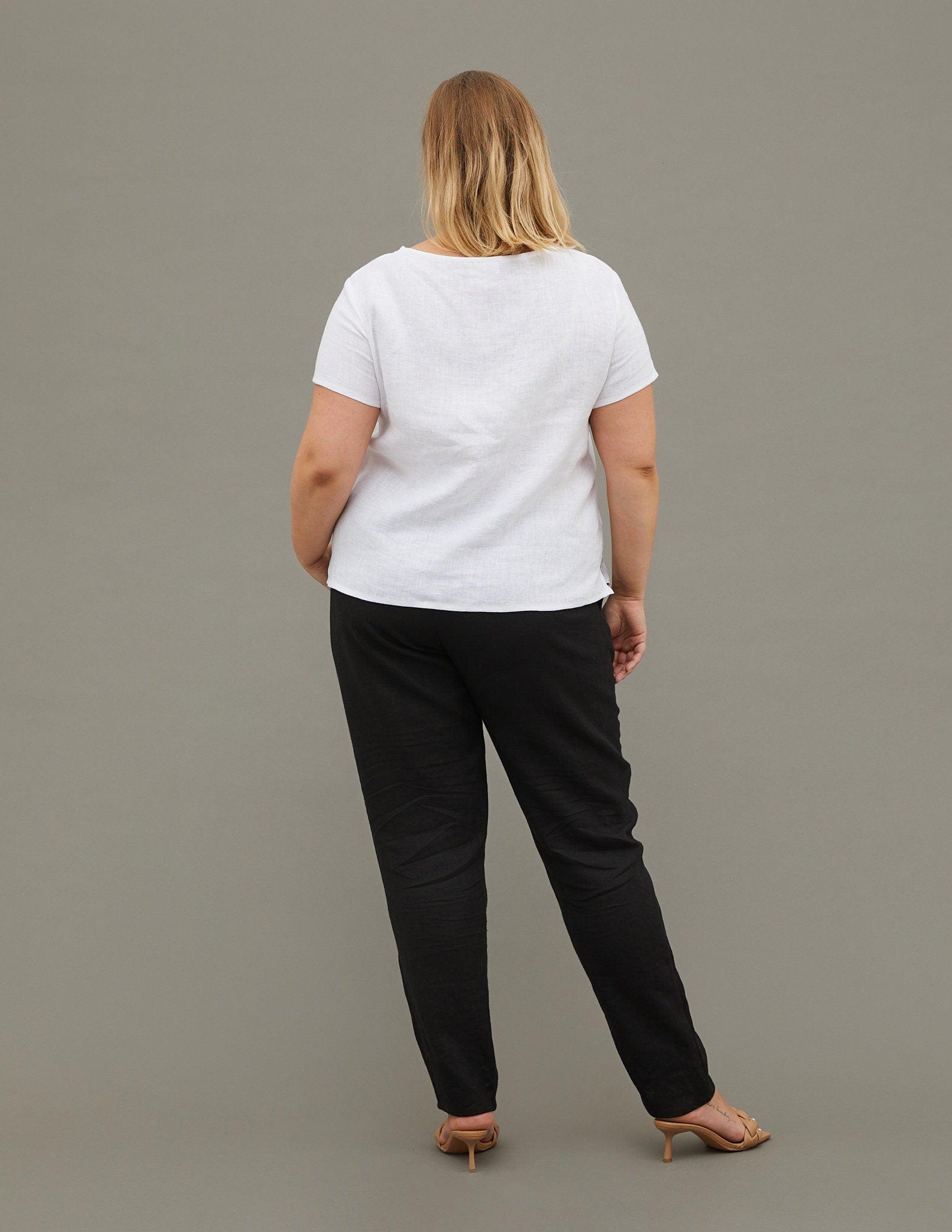 IEVA Linen top | White