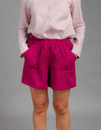 TAMARA Linen shorts | Rose