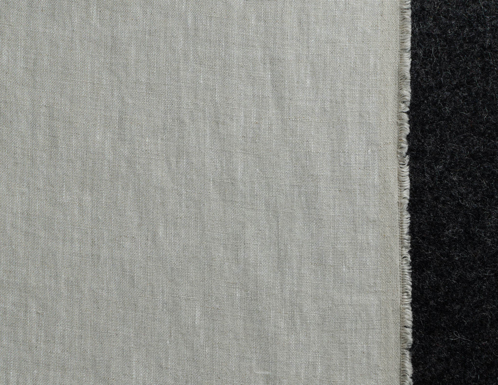 Natural colour medium weight linen fabric supply