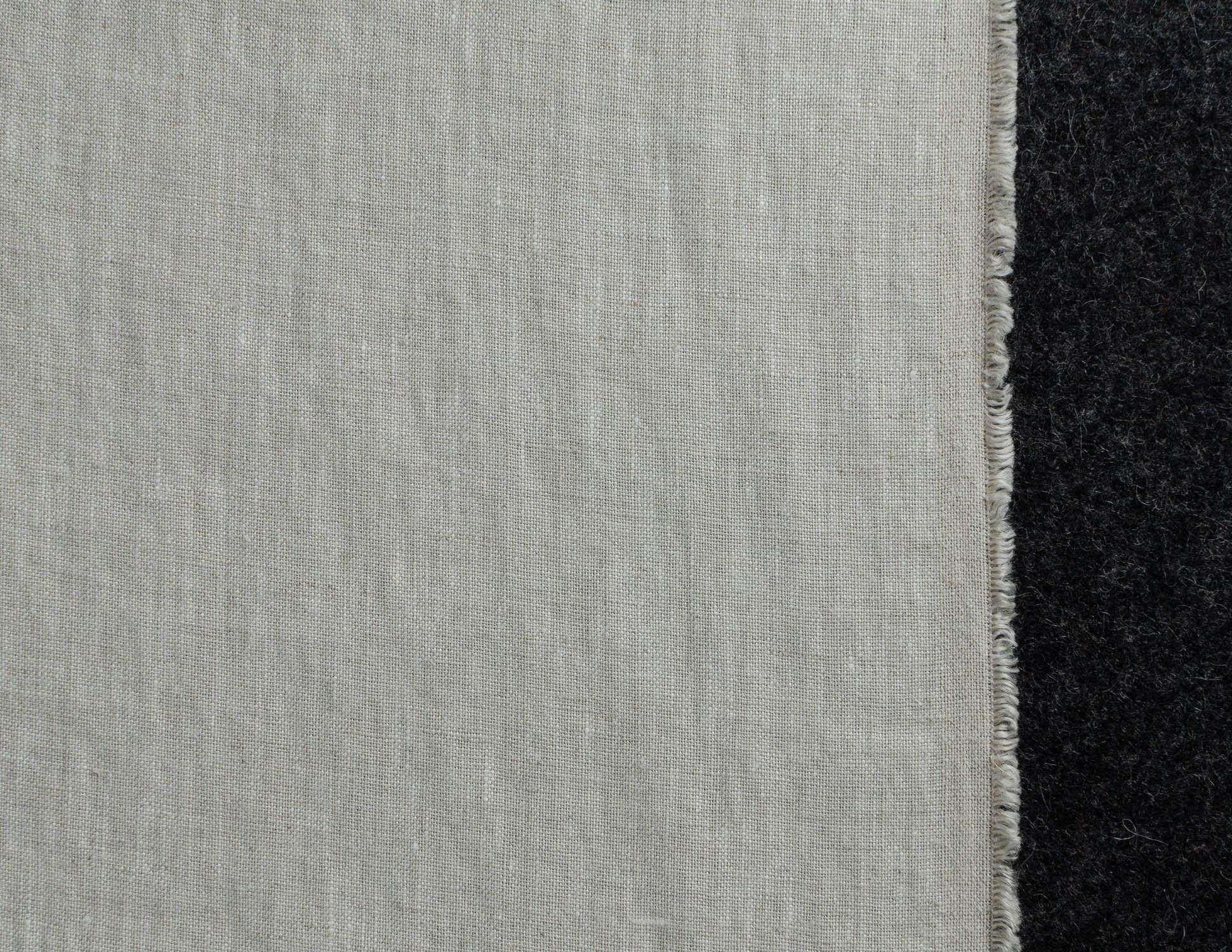 Natural colour medium weight linen fabric supply