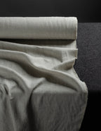 Natural colour medium weight linen fabric supply