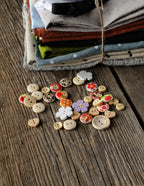 Linen swatches for craft projects