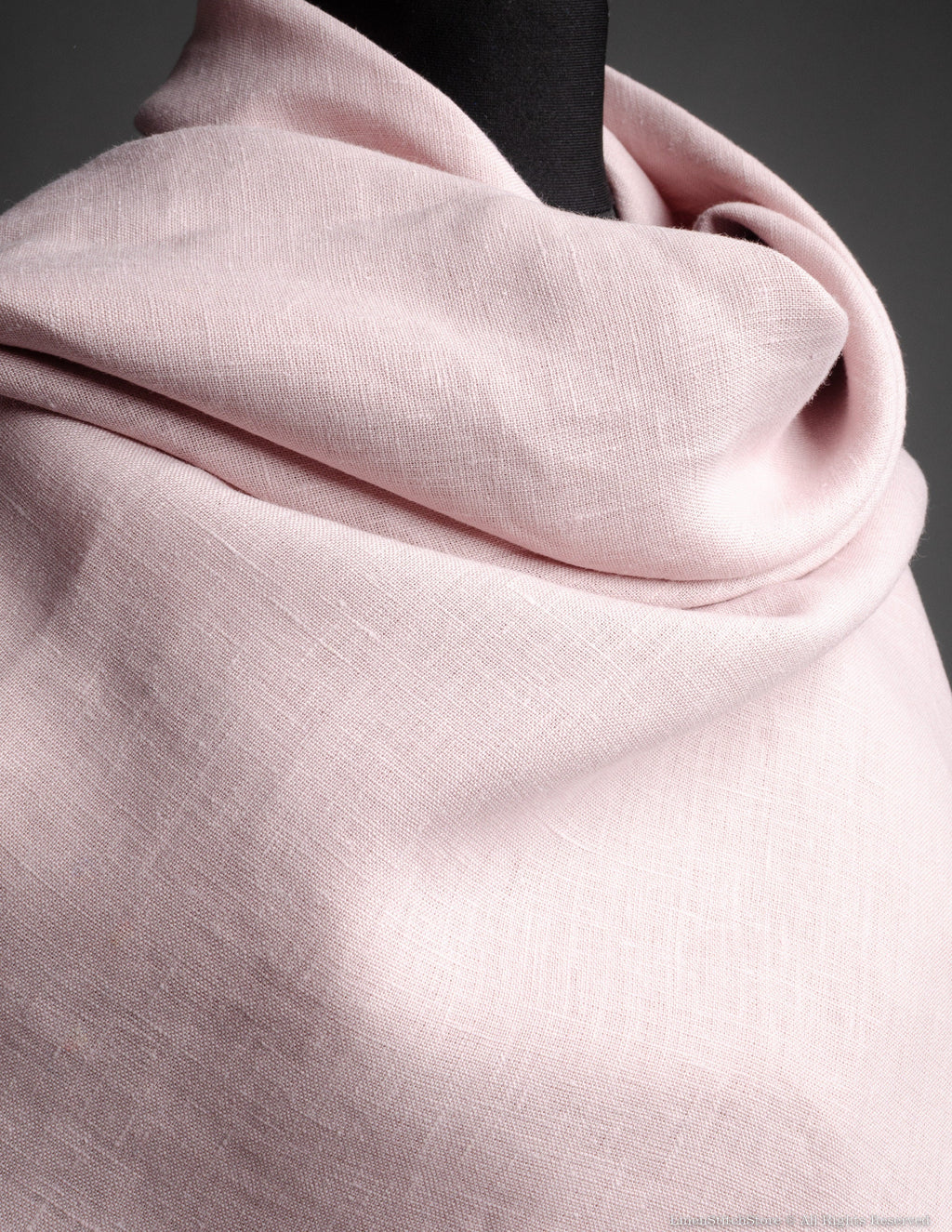 Linen shawl | Dusty pink