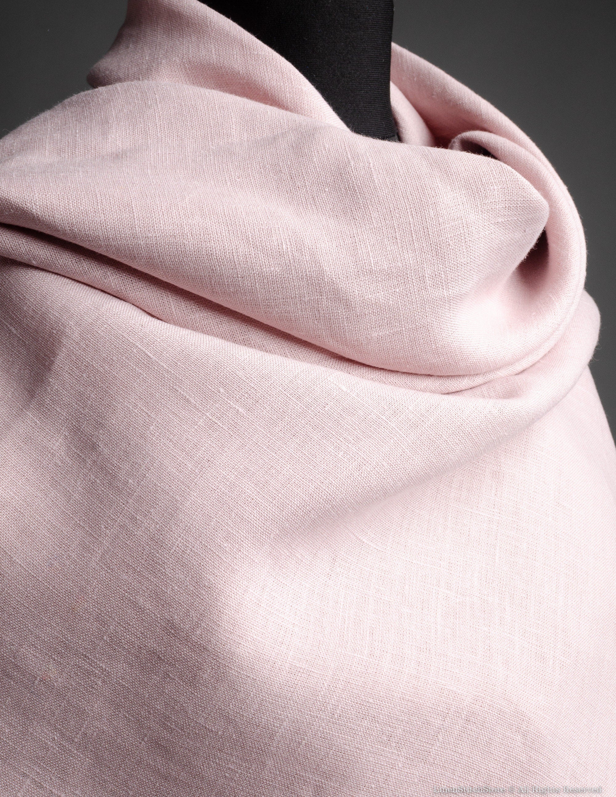 Linen shawl | Dusty pink