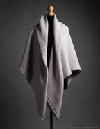 Linen shawl | Light grey