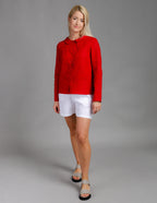 CHLOE Linen shirt | Brigt red