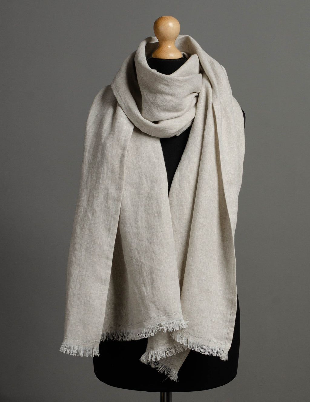 Linen scarf | Natural