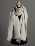Linen scarf | Natural