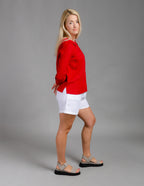 CHLOE Linen shirt | Brigt red