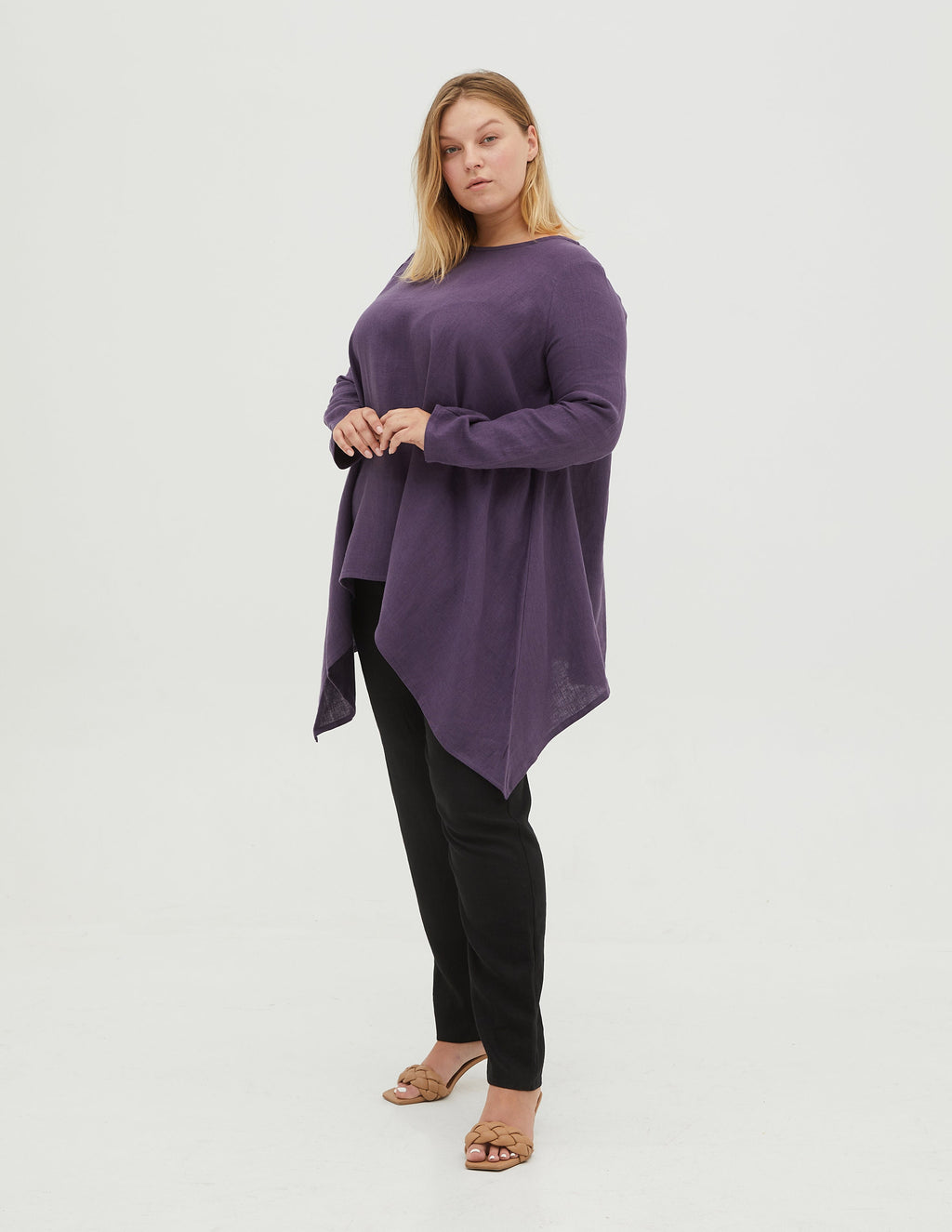 AURORA Linen tunic | LAVENDER