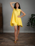 LAURA Linen tunic | Yellow